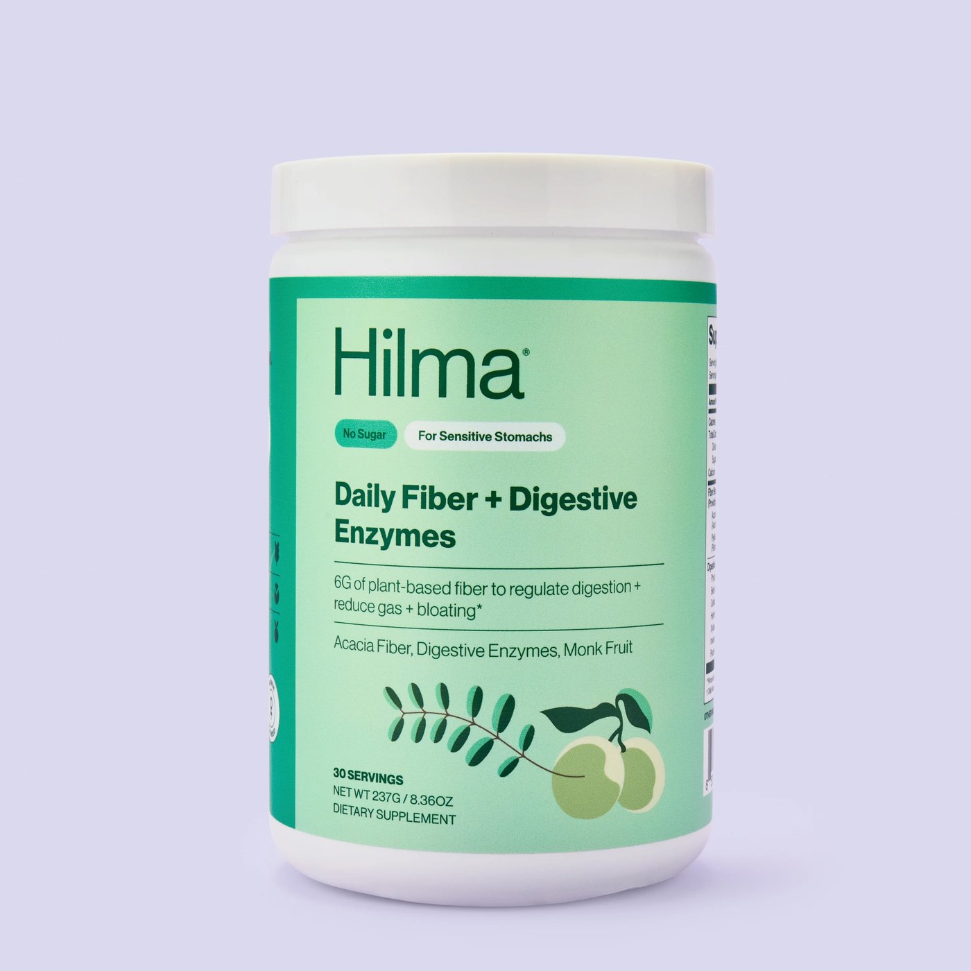 Daily Fiber + Digestive Enzymes Powder